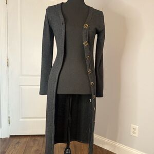 Fashion Nova Black Long Cardigan